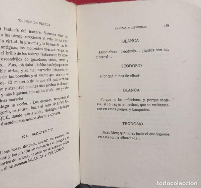 Libros: Cenizas y leyendas. - PEREDA, Vicente de: - Foto 7