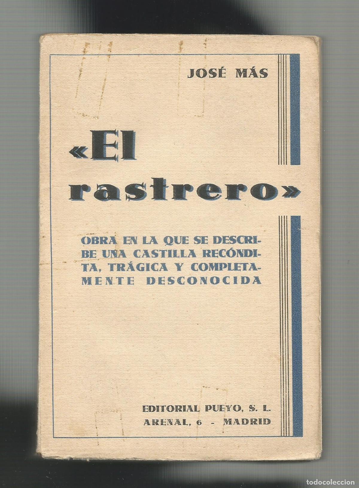 Libros: El rastrero. - MAS, Jos&eacute;: - Foto 1