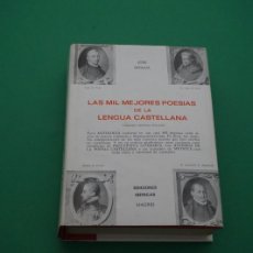 Libros: AMF-25B/ LAS MIL MEJORES POESIAS DE LA LENGUA CASTELLANA - VIGESIMA SEPTIMA EDICION / EDIC IBERICAS. Lote 389056219