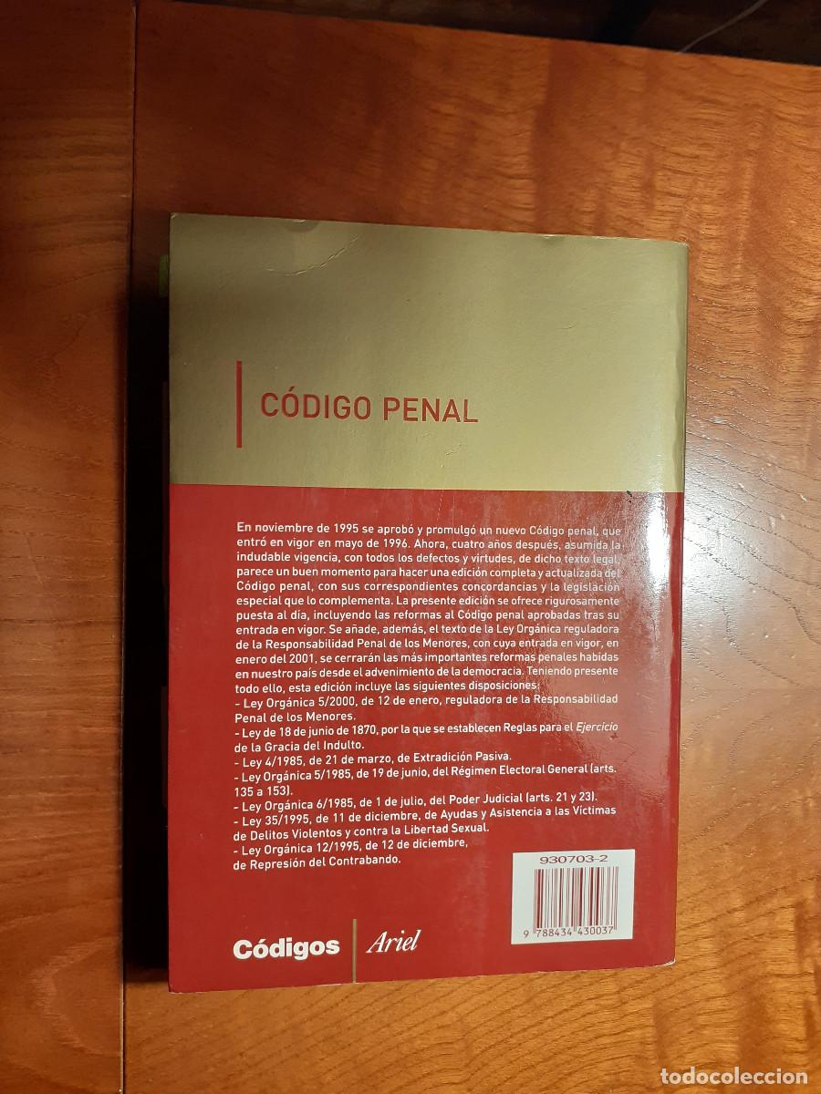 Libros: CODIGO PENAL - FRANCISCO MU&Ntilde;OZ CONDE - estudio - Foto 2