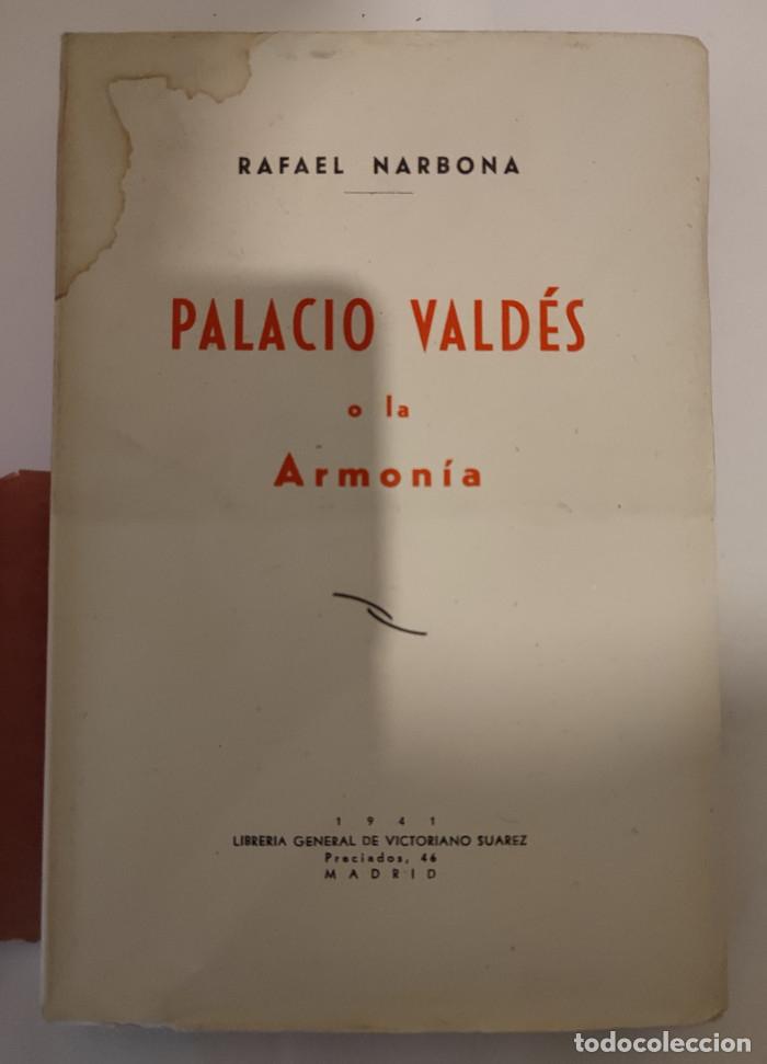 Libros: PALACIO VALD&Eacute;S O LA ARMON&Iacute;A - Rafael Narbona - Foto 1
