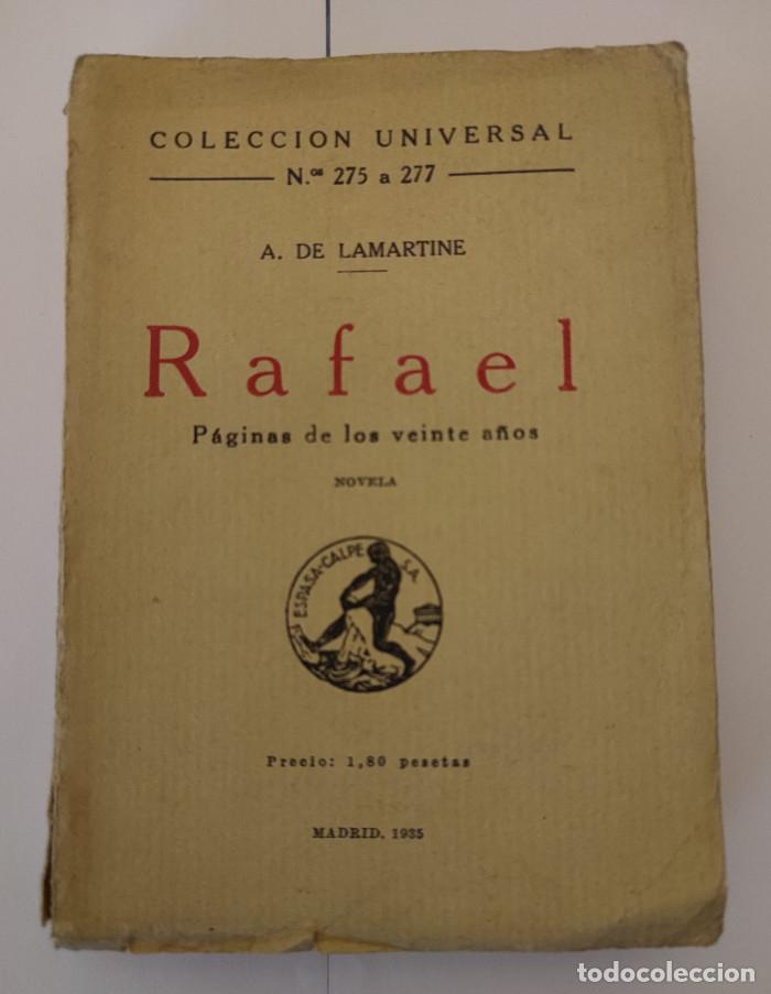 Libros: RAFAEL - Alphonse de Lamartine - Foto 1