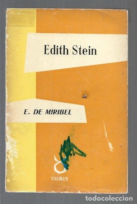 Libros: EDITH STEIN - E. DE MIRIBEL - Foto 1