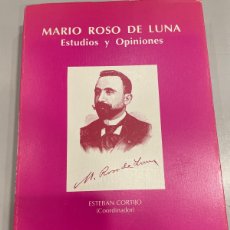 Libros: MARIO, ROSO DE LUNA, ESTUDIOS Y OPINIONES. Lote 389152854