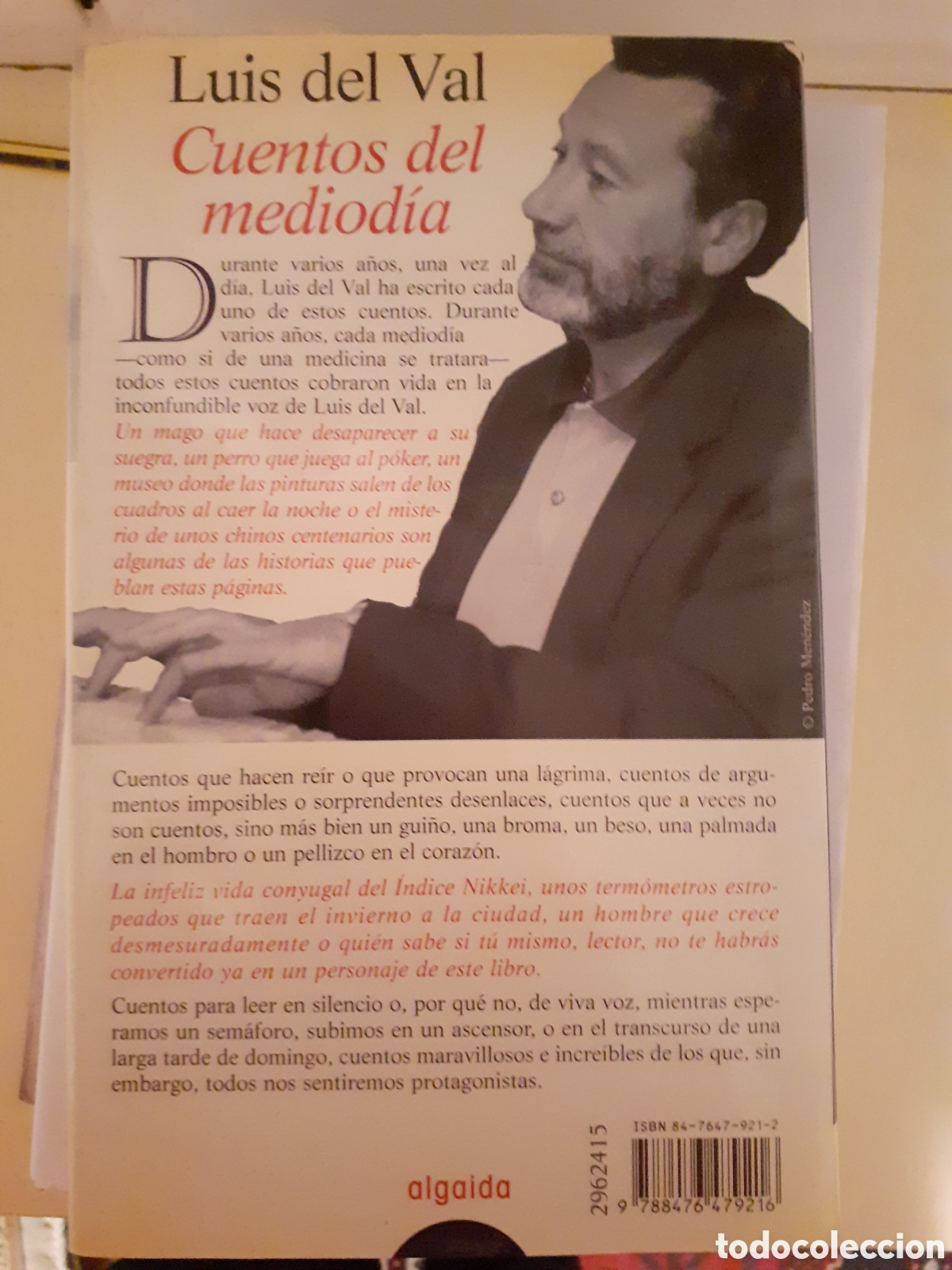 Libros: Cuentos del mediod&iacute;a. Luis del Val. Editorial Algaida - Foto 4