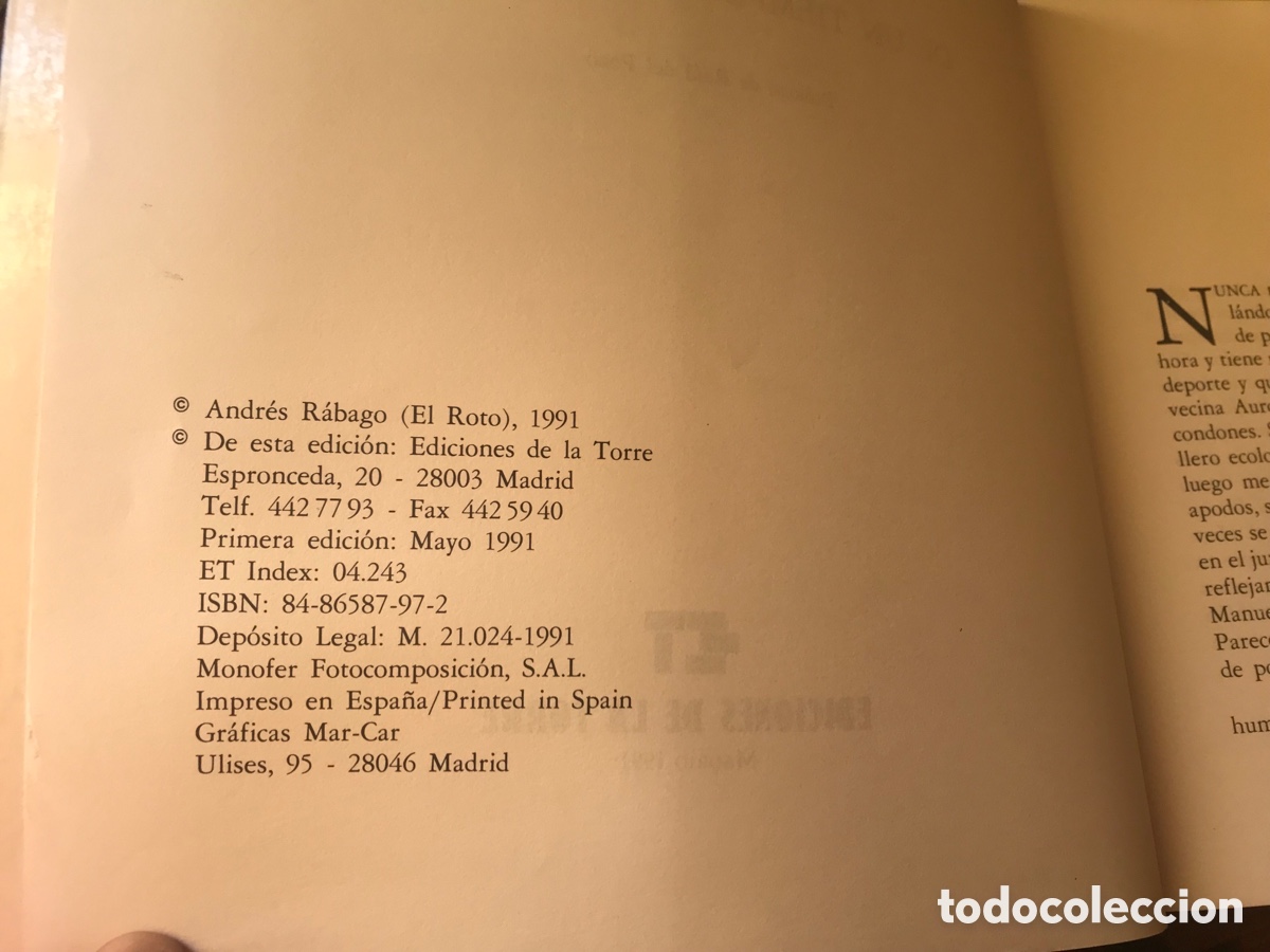 Libros: El Roto. De un tiempo esta parte. Ediciones de la Torre - Foto 6