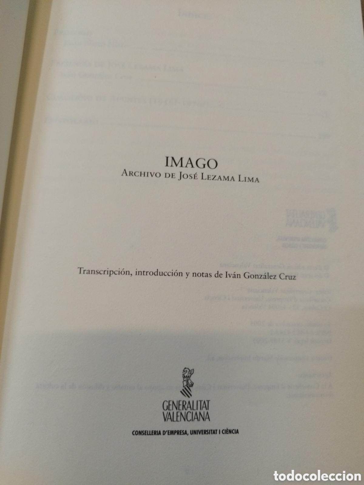 Libros: IMAGO. Archivo de Jos&eacute; Lezama Lima - Foto 3