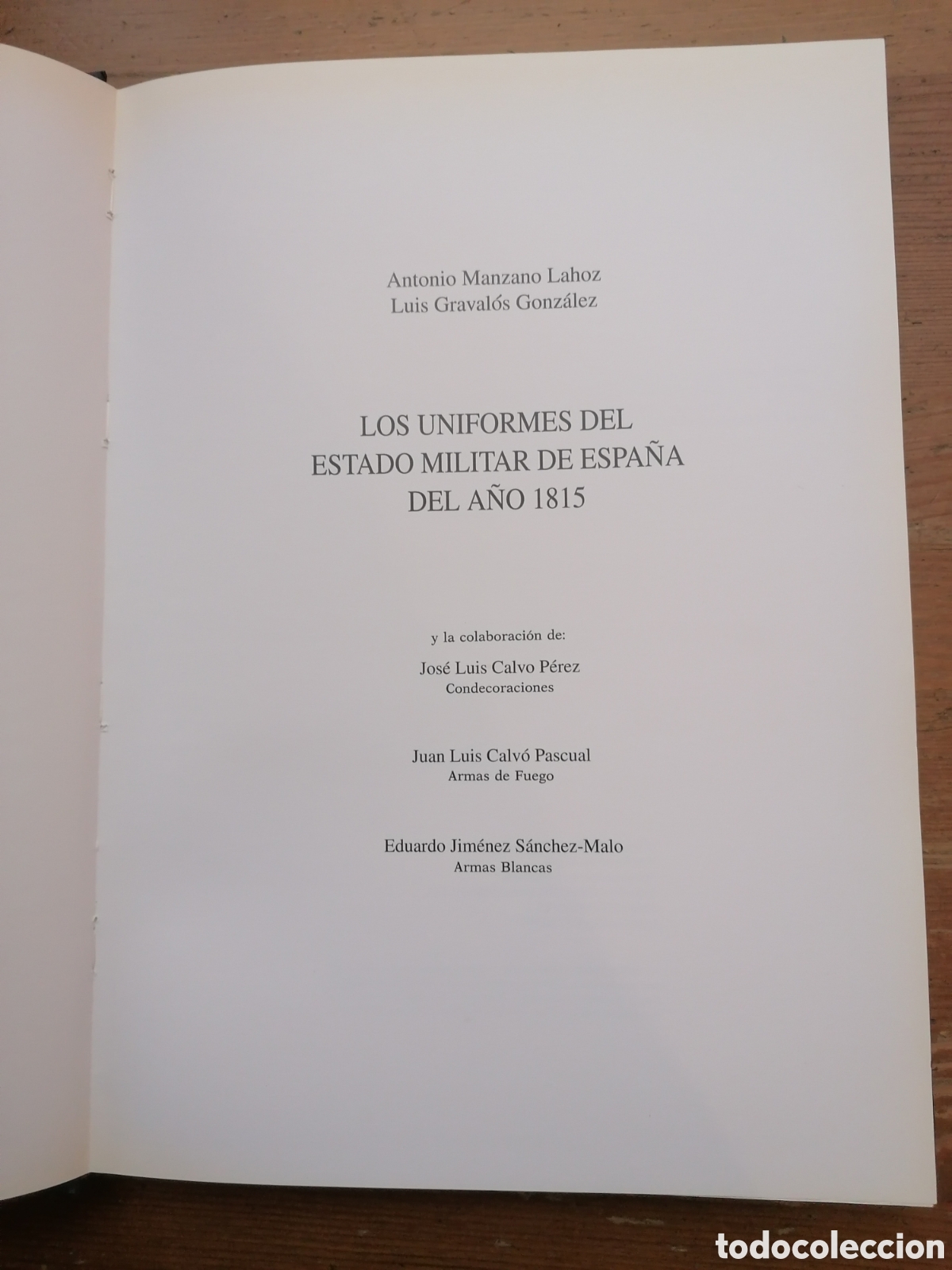 Libros: LOS UNIFORMES DEL ESTADO MILITAR DE ESPA&Ntilde;A DEL A&Ntilde;O 1815 - Foto 3