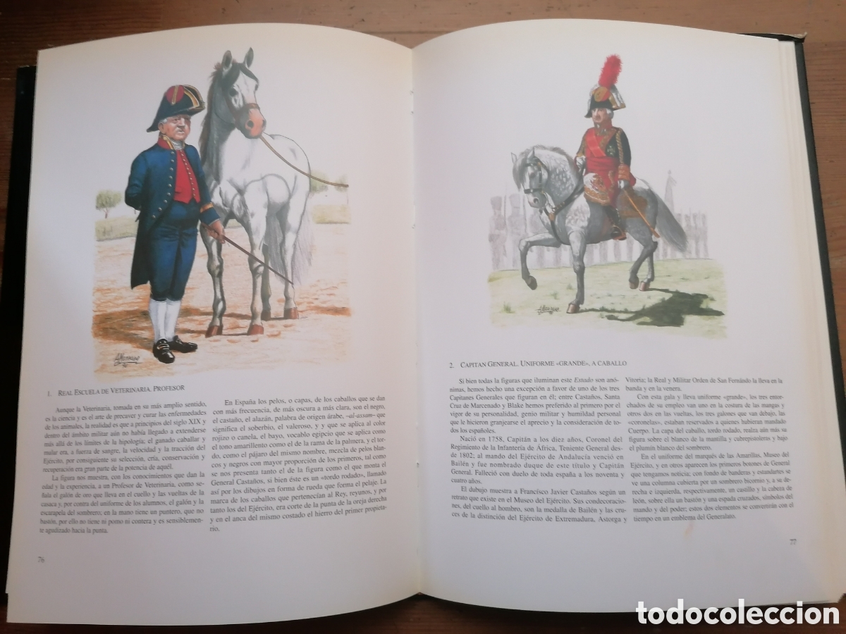 Libros: LOS UNIFORMES DEL ESTADO MILITAR DE ESPA&Ntilde;A DEL A&Ntilde;O 1815 - Foto 5