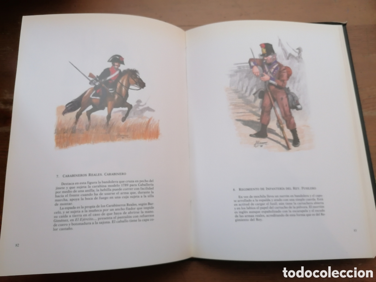 Libros: LOS UNIFORMES DEL ESTADO MILITAR DE ESPA&Ntilde;A DEL A&Ntilde;O 1815 - Foto 7