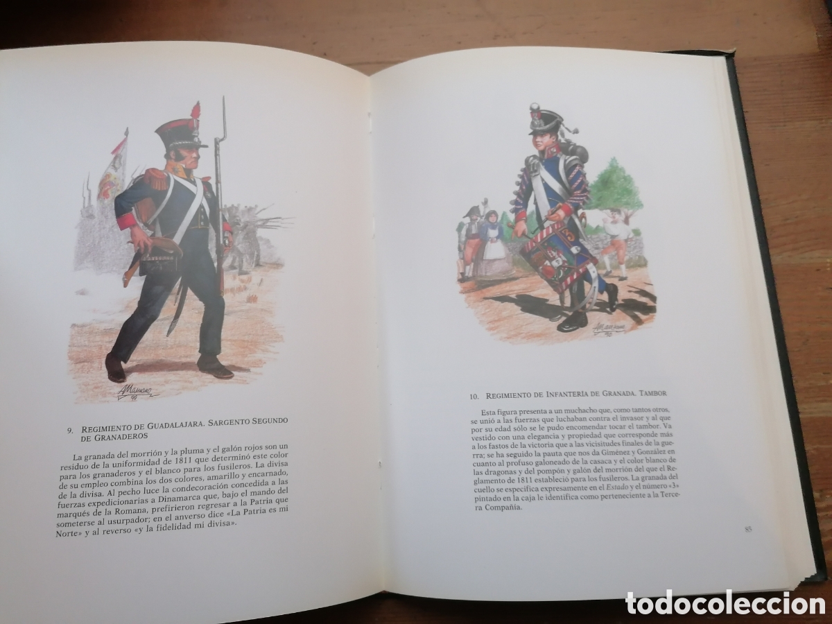 Libros: LOS UNIFORMES DEL ESTADO MILITAR DE ESPA&Ntilde;A DEL A&Ntilde;O 1815 - Foto 8
