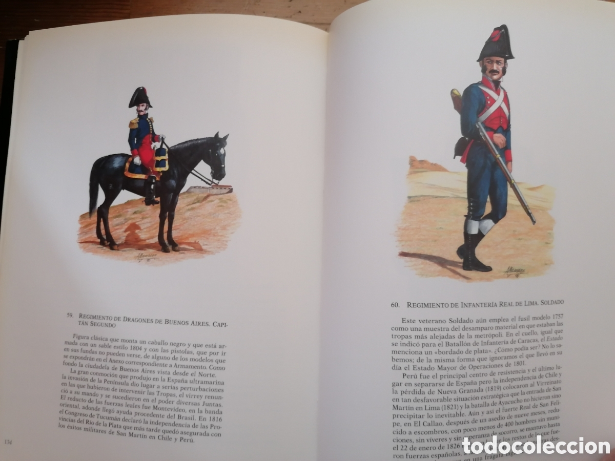 Libros: LOS UNIFORMES DEL ESTADO MILITAR DE ESPA&Ntilde;A DEL A&Ntilde;O 1815 - Foto 11