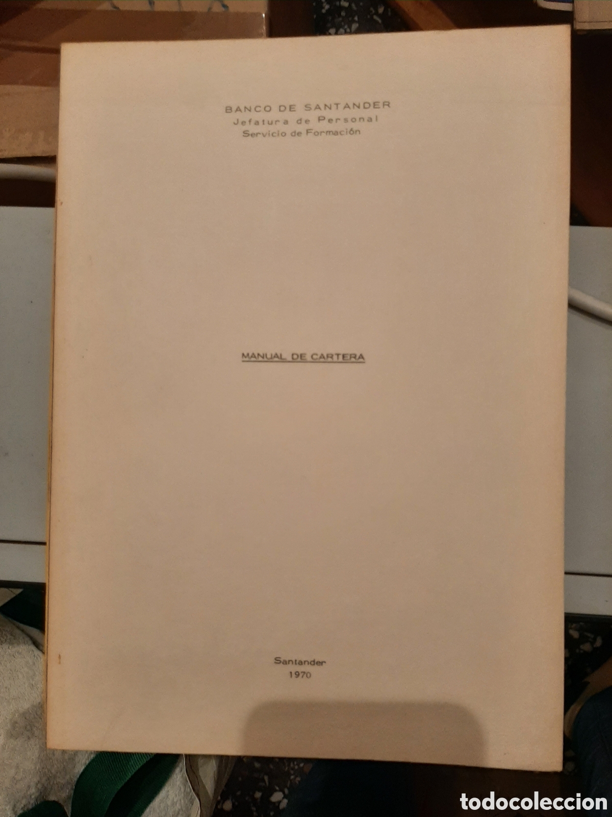 Libros: Banco Santander - manual de cartera 1970 - Foto 1