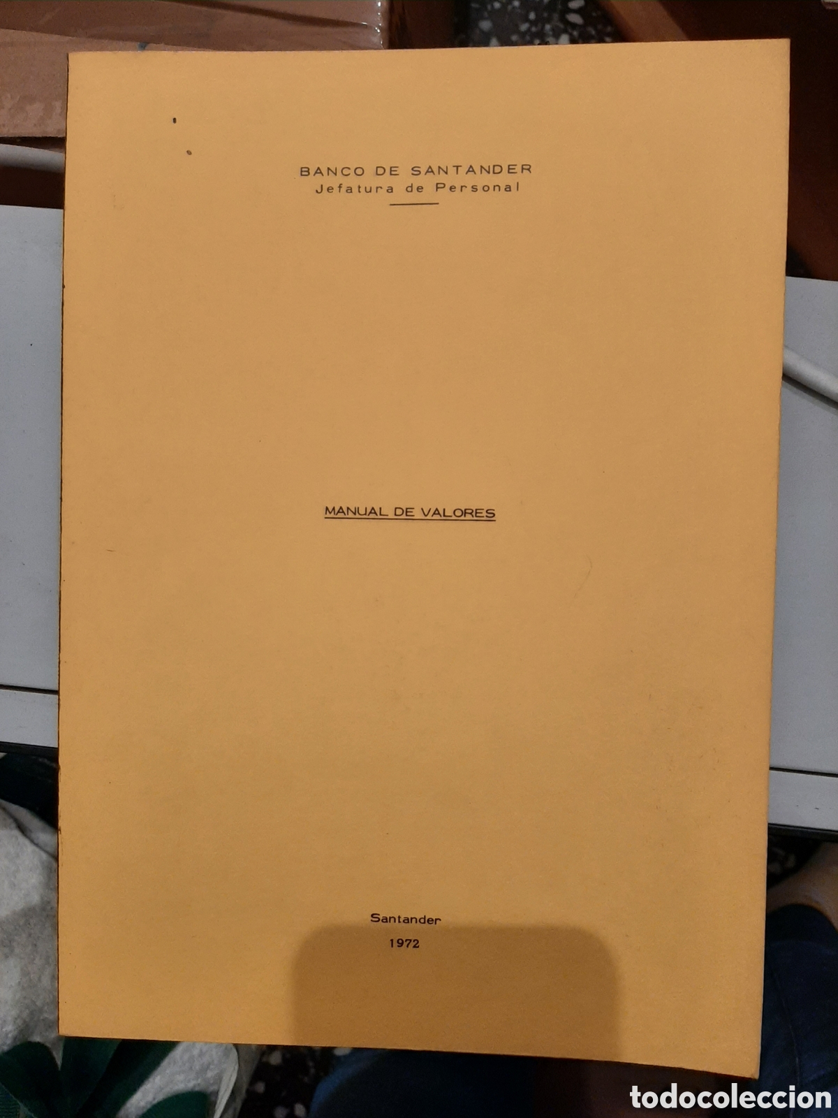 Libros: Banco Santander - manual de cartera 1972 - Foto 1
