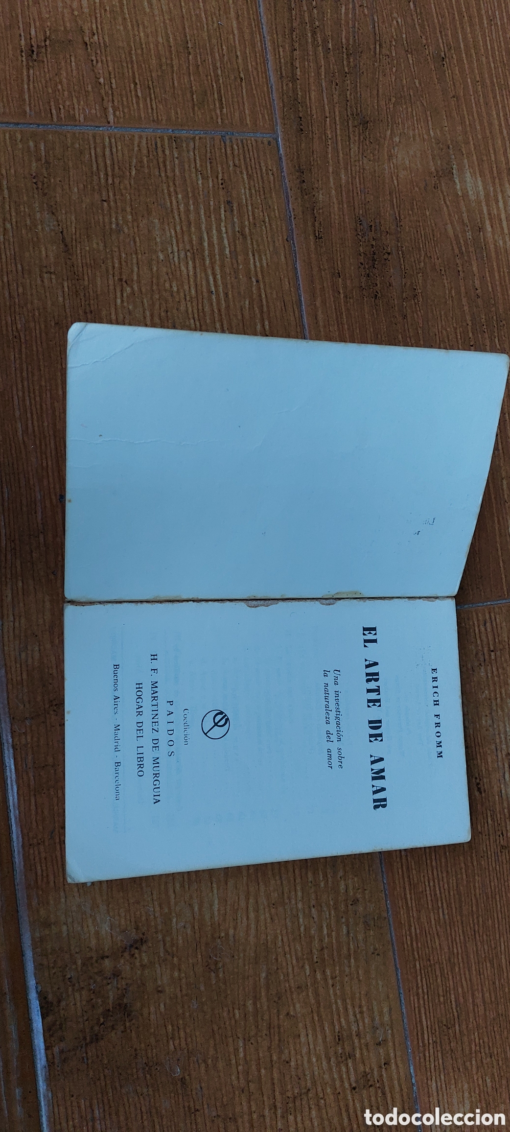 Libros: Libro El Arte de Amar -Erich Fromm- Editorial Paidos 1.979 - Foto 4