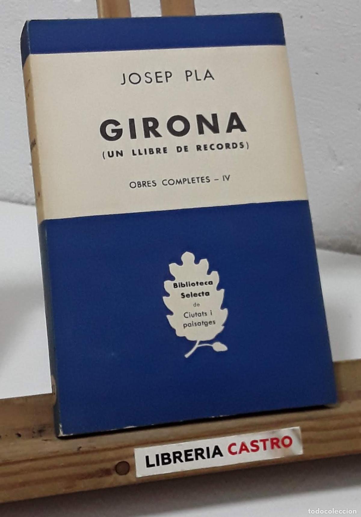 Libros: Girona, un llibre de records - Josep Pla - Foto 1