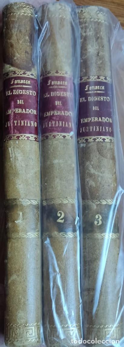 Libros: EL DIGESTO DEL EMPERADOR JUSTINIANO- ACN - Foto 3