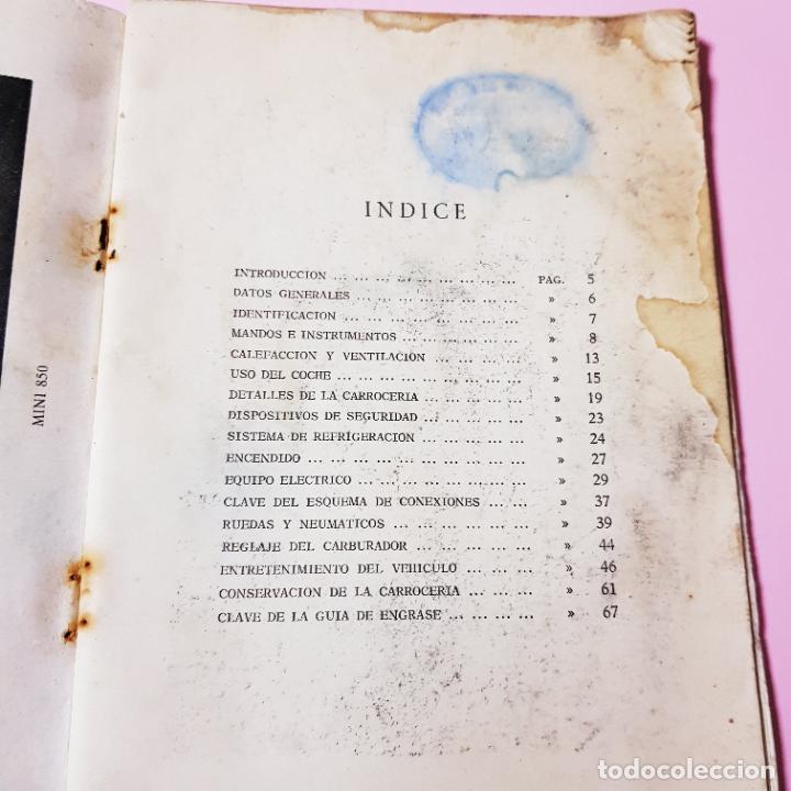 Libros: LIBRO-INSTRUCCIONES-MINI 850-COLECCIONISTAS - Foto 7