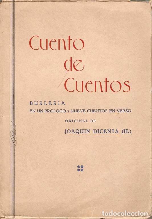 Libros: CUENTO DE CUENTOS� BURLER&Iacute;A - DICENTA, Joaqu&iacute;n - Foto 1