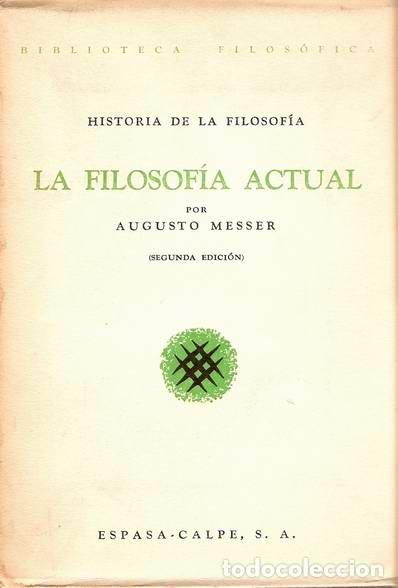 Libros: FILOSOF&Iacute;A ANTIGUA Y MEDIEVAL - MESSER, Augusto - Foto 1