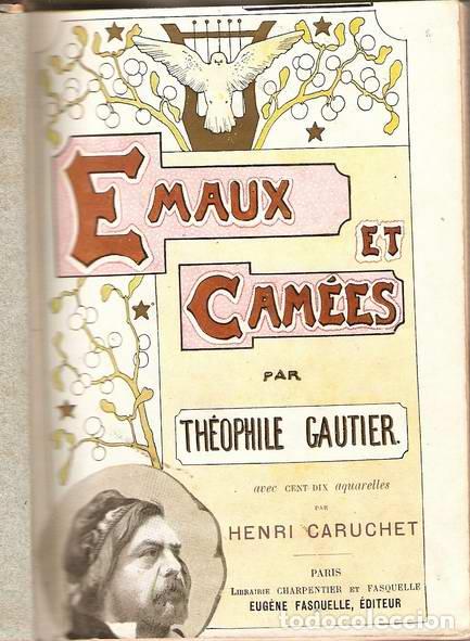 Libros: EMAUX ET CAM&Eacute;ES - GAUTIER, Th&eacute;ophile - Foto 1