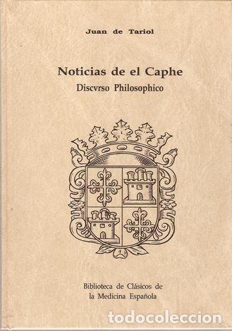 Libros: NOTICIAS DE EL CAPHE. DISCURSO PHILOSPHICO - TARIOL, Juan de - Foto 1