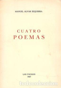 Libros: CUATRO POEMAS - ALVAR EZQUERRA, Manuel - Foto 1