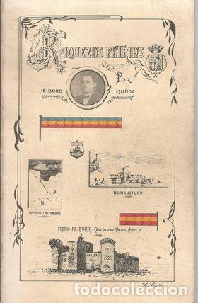 Libros: RIQUEZAS PATRIAS - MU&Ntilde;OZ, ISIDORO - Foto 1