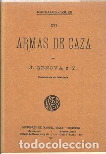 Libros: ARMAS DE CAZA - J. G&Eacute;NOVA - Foto 1