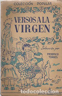 Libros: VERSOS A LA VIRGEN - TORRES, FEDERICO - Foto 1