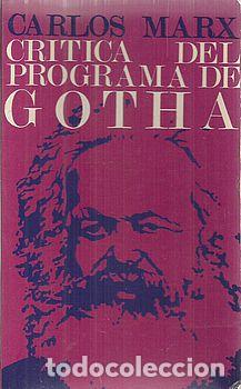 Libros: CR&Iacute;TICA DEL PROGRAMA GOTHA - MARX, CARLOS - Foto 1