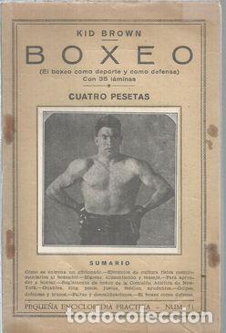 Libros: BOXEO (EL BOXEO COMO DEPORTE Y COMO DEFENSA) - BROWN, KID - Foto 1