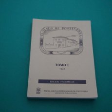 Libros: AMF-25C/ EL MUSEO DE PONTEVEDRA TOMO I 1942 - EDICION FACSIMILAR. Lote 389475889