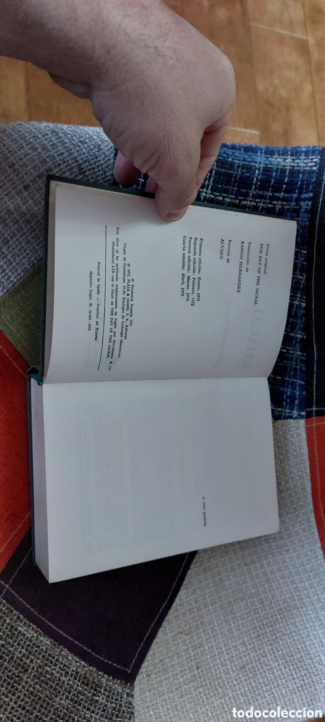 Libros: Libro Chacal -Frederick Forsyth- (Plaza & Janes) - Foto 6