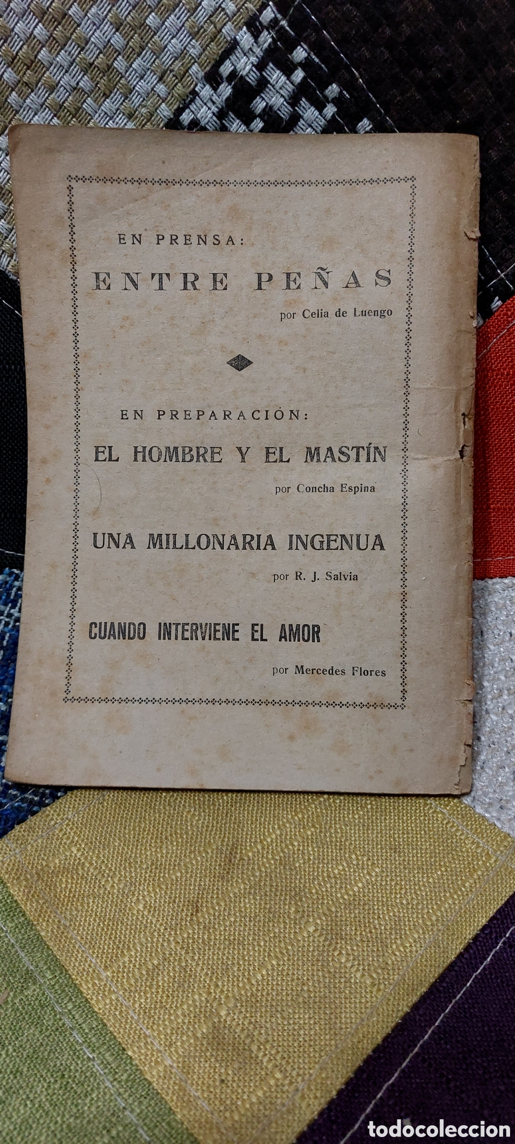 Libros: Libro El Secreto de Crista -Marcel Idiers- (Ediciones Betis 1.940) - Foto 3