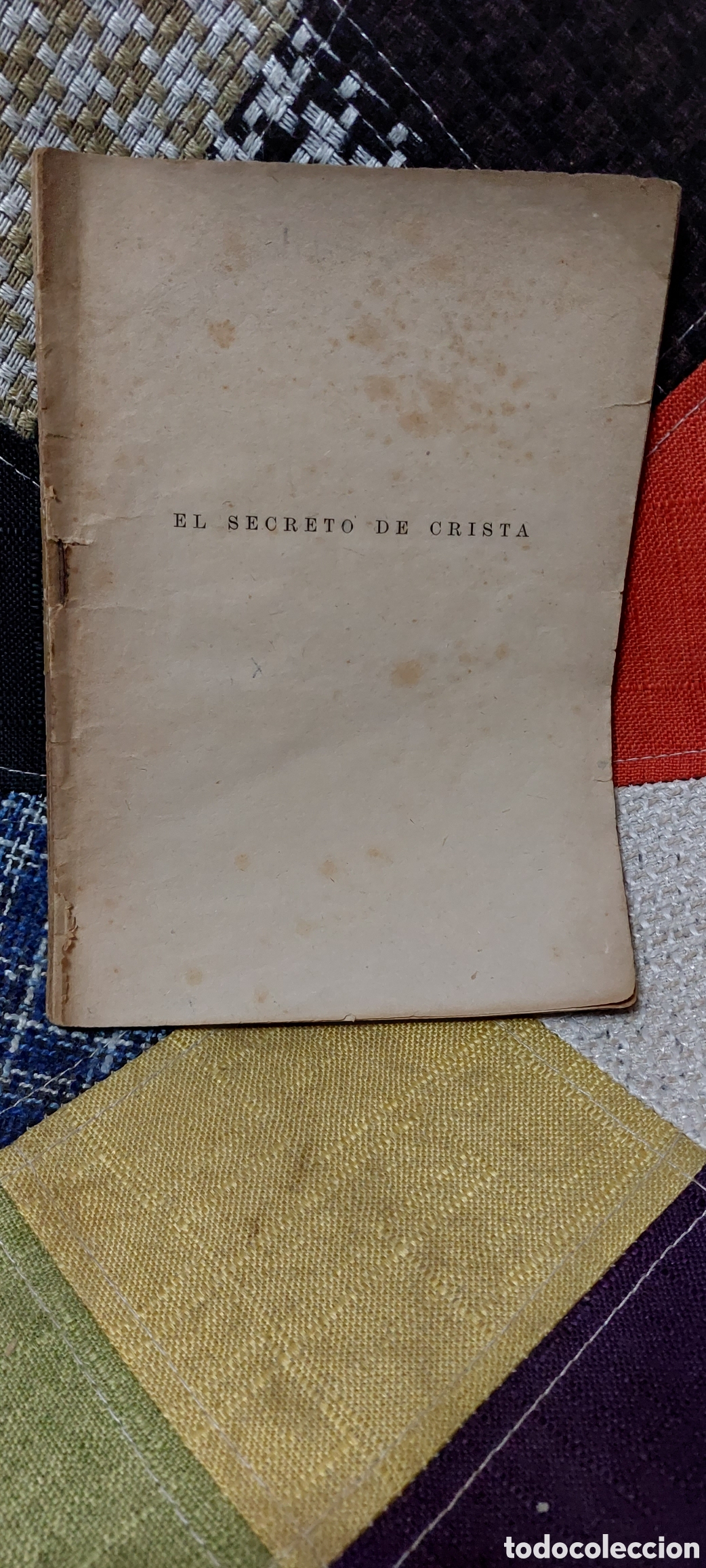 Libros: Libro El Secreto de Crista -Marcel Idiers- (Ediciones Betis 1.940) - Foto 1