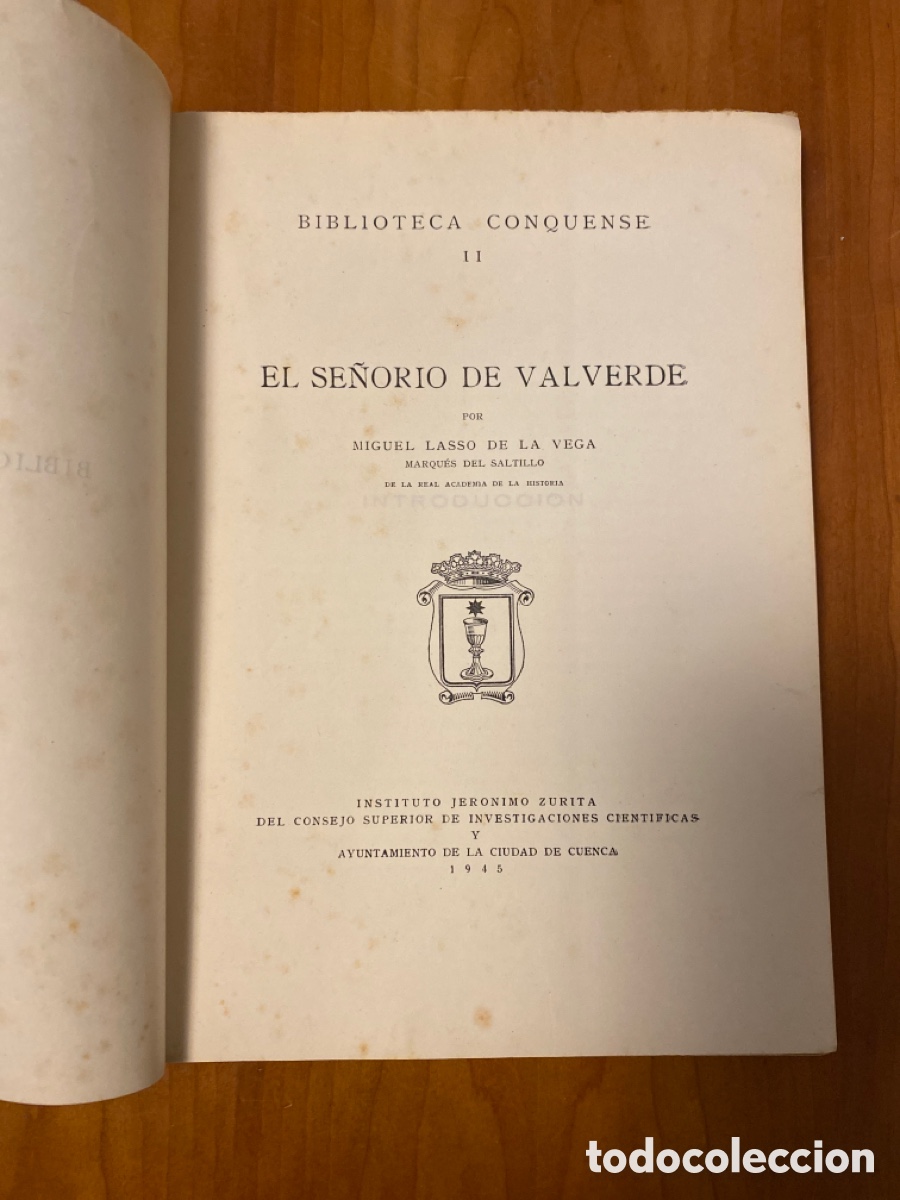 Libros: El se&ntilde;or&iacute;o de Valverde.Miguel Lasso de la Vega - Foto 2