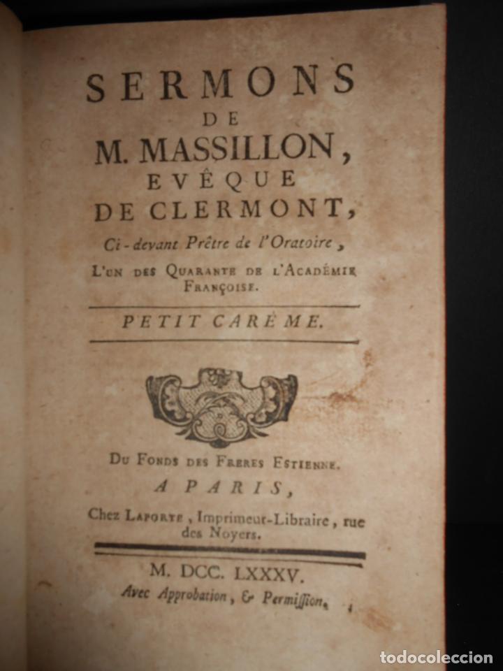 Libros: MASSILLON, M.- - Sermons. - Foto 2