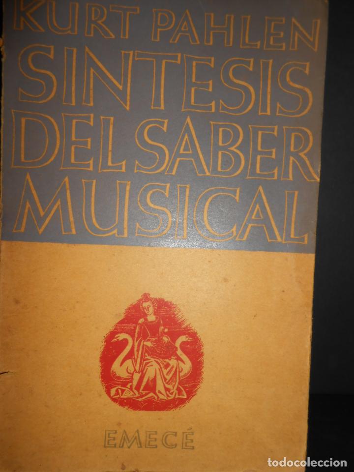 Libros: PAHLEN, Kurt.- - Sintesis del saber musical. - Foto 2