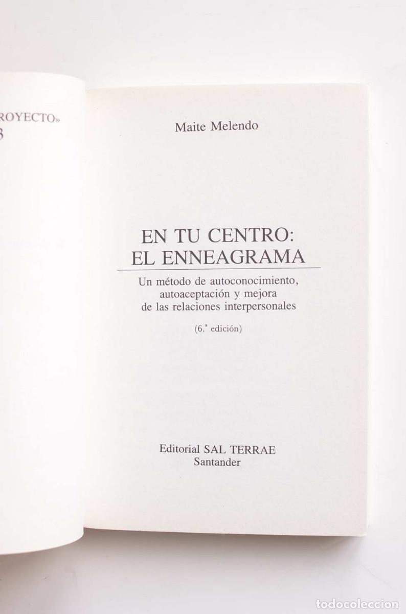 Libros: En tu centro: El Enneagrama - MELENDO, Maite - Foto 2