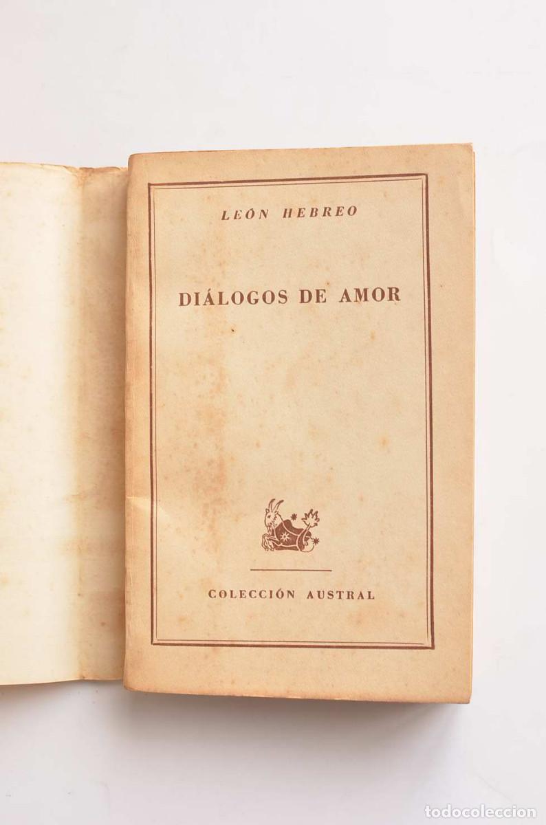 Libros: Di&aacute;logos de amor - HEBREO, Le&oacute;n - Foto 2