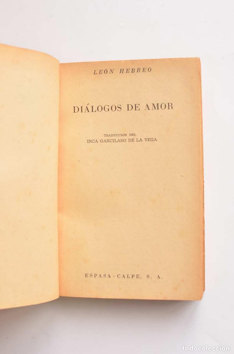 Libros: Di&aacute;logos de amor - HEBREO, Le&oacute;n - Foto 3