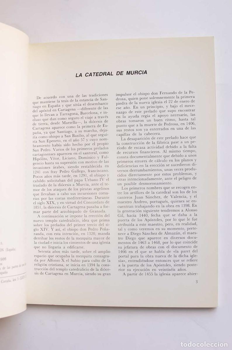Libros: La Catedral del Murcia - MORALES y MAR&Iacute;N, Jos&eacute; Luis - Foto 3