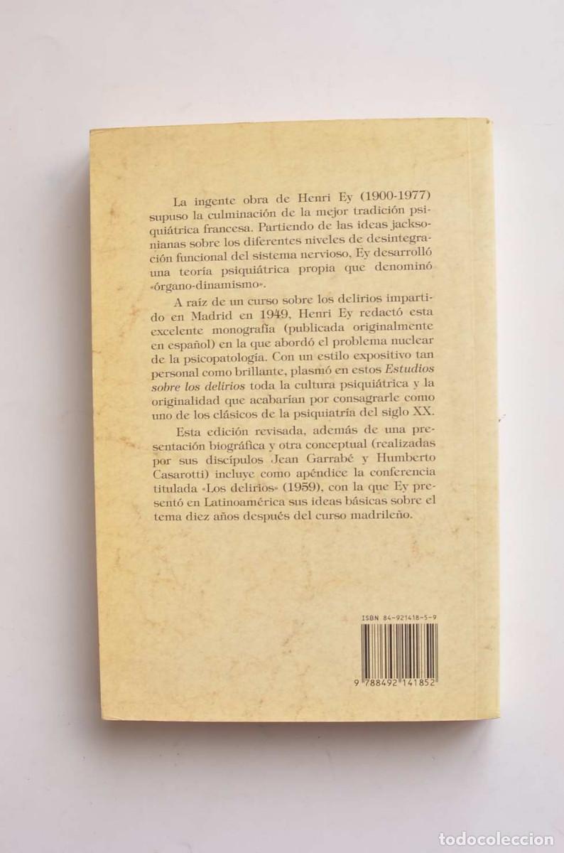 Libros: Estudios sobre delirios - EY, Henri - Foto 5