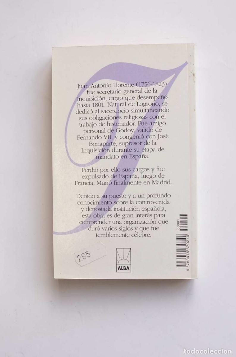 Libros: La inquisici&oacute;n - LLORENTE, Juan Antonio - Foto 3