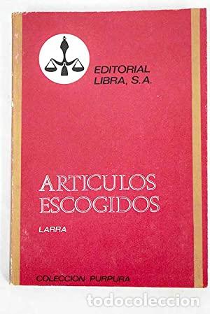 Libros: Articulos Escogidos. - Foto 1