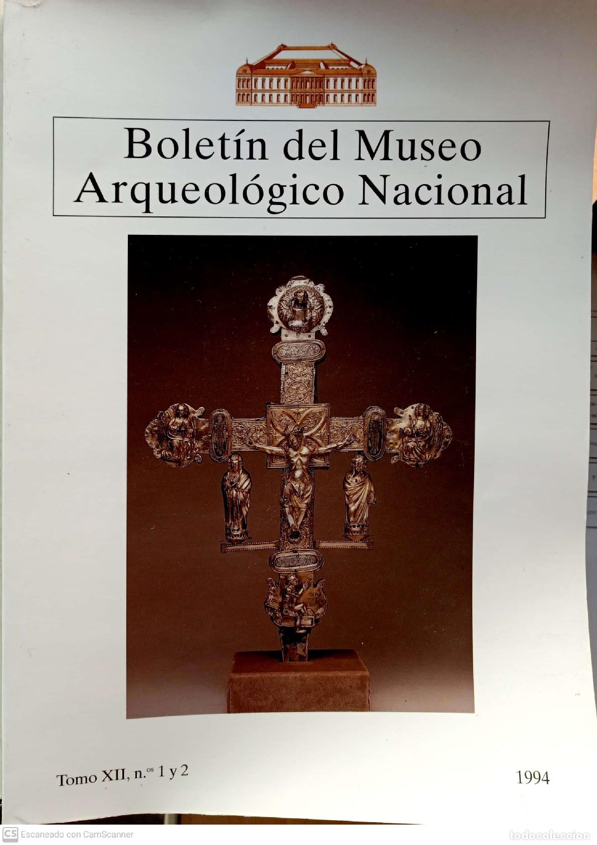 Libri di seconda mano: Bolet&iacute;n del Museo Arqueol&oacute;gico Nacional. Tomo XII, n.&ordm; 1 y 2. 1994