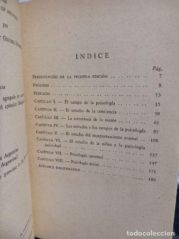 Libros: Introducci&oacute;n a la psicolog&iacute;a. - McDOUGALL, William: - Foto 3