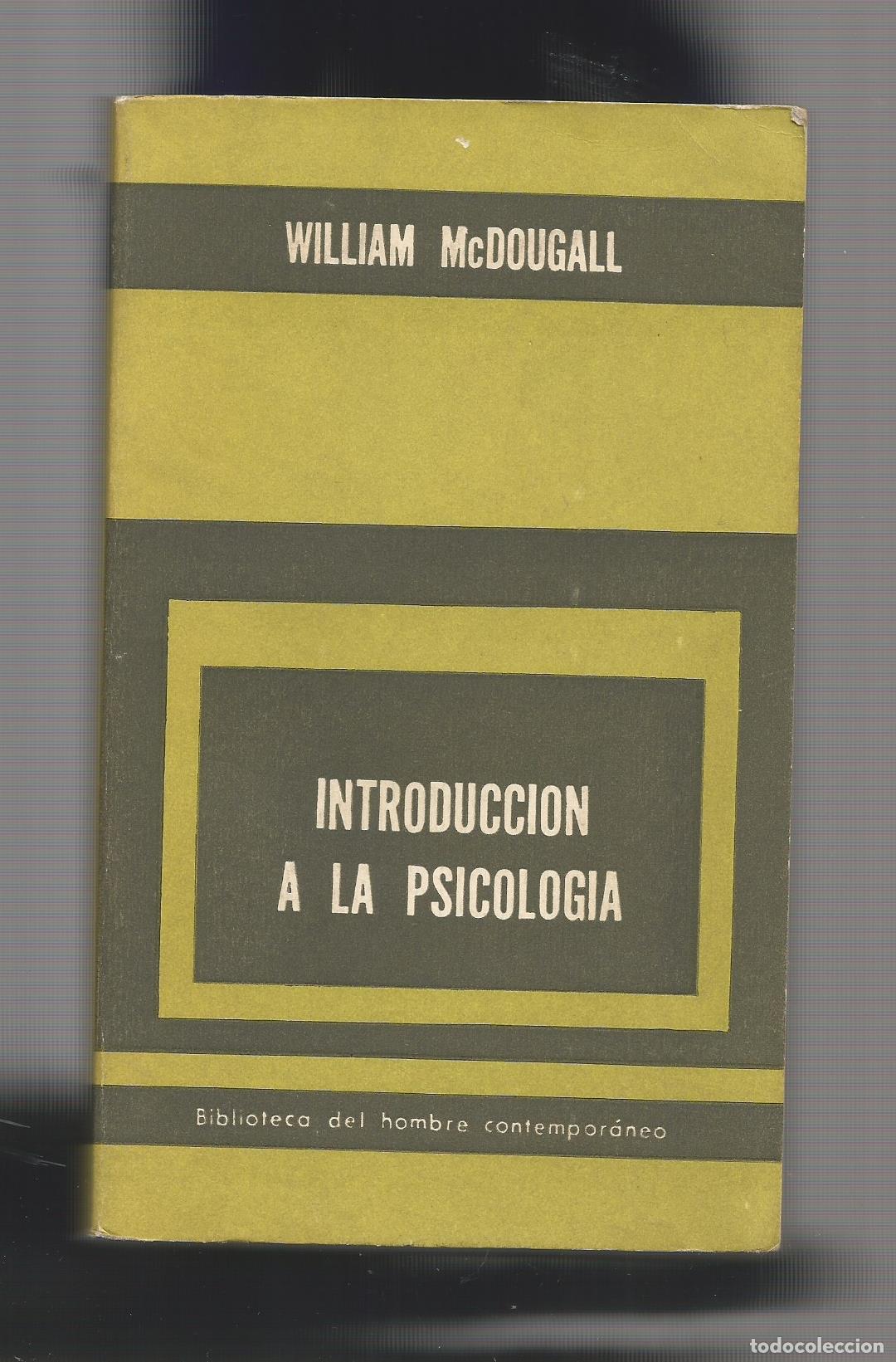Libros: Introducci&oacute;n a la psicolog&iacute;a. - McDOUGALL, William: - Foto 1