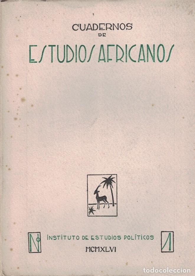 Libros: CUADERNOS DE ESTUDIOS AFRICANOS. N&ordm; 1. - AA.VV. - Foto 1